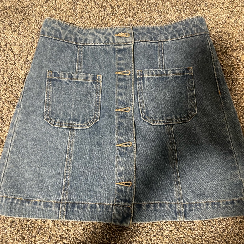 Forever 21 Button Up Skirt